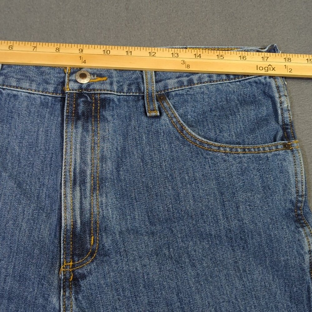 Cinch Jeans Men's 35x34 Blue Western Denim Bronze Label Slim Tapered Rodeo - Picture 5 of 10